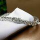 10 Ct Round Cut Real Moissanite 4 Prong 7 Tennis Bracelet 14K White Gold Plated