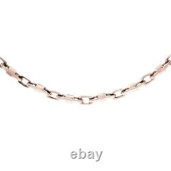 10k White Gold Solid Handmade Fashion Link Chain Bracelet 7 4.4mm 9.3 grams