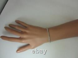 10k White Gold and 1.45 ct Diamond Tennis Bracelet