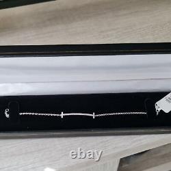 14KT Solid White Gold Diamond Bracelet 1050.00 MSRP