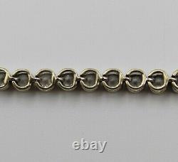 14K White Gold Cubic Zirconia Tennis Bracelet 7 ¼ Inches