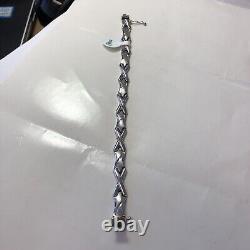 14 kt white gold bracelet