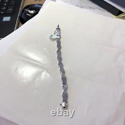 14 kt white gold bracelet