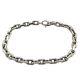 14ct White Gold Paper Link Chain Bracelet