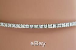 14k 585 European White Gold and Diamond Hinged Bangle Bracelet