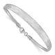 14k White Gold Stretch Mesh Graduated Bracelet Gift for Women