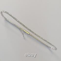 14k White Gold Tennis Diamond Bracelet