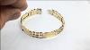 14k Yellow And White Gold Railroad Rolex Mens Bracelet 8 5