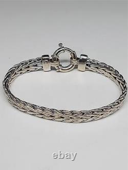 14k white gold wheat chain bracelet 0665022