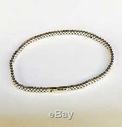 14kt solid Yellow and White gold RLX Style Link mens bracelet 8.5 15 Grams 6 MM