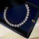 16Ctw Heart Cut VVS1 Moissanite Wedding Tennis Bracelet 14K White Gold Plated