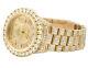 18K Mens 23.75 Ct Yellow Gold Rolex Presidential Day-Date 36MM Diamond Watch