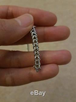 18ct white gold diamond bracelet with receipt and certificate