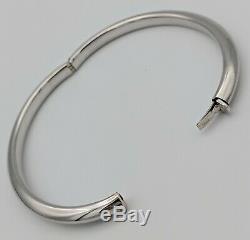 18k White Gold Bangle Bracelet