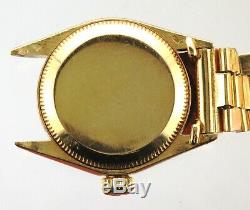 1969 Ladies 18ct Gold Rolex 6619 Watch President Bracelet Concealed Clasp