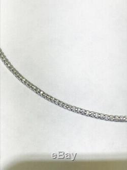 1.00 Carat Natural Diamond Tennis Bracelet G SI 14K White Gold 7'