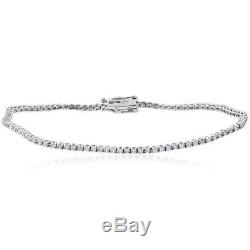 1 1/2 cttw Diamond Tennis Bracelet 14k White Gold 7