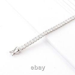 1.75 Ct Round Brilliant Cut Natural Diamond Tennis Bracelet Hallmark White Gold