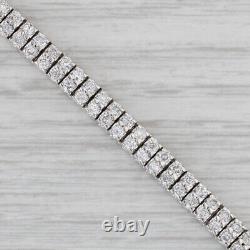 1.90ctw Diamond Tennis Bracelet 14k White Gold 7 4.4mm