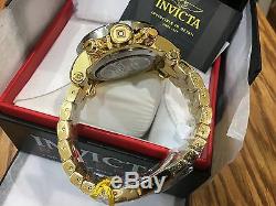 23893 Invicta Venom 53mm Swiss Parts Chronograph Silver Dial GP Bracelet Watch