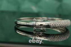 2.5ct 14K White Gold Diamond Women's Bracelet Bangles Tennis Bracelet 7