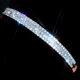 3Ct 100% Natural Diamond 14K White Gold Cluster Bangle EFFECT 6Ct BWG10