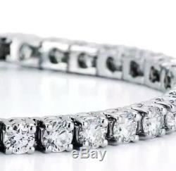 3.00 Carat Natural Diamond Tennis Bracelet Set In 14k White Gold