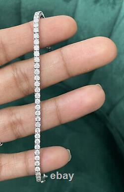 3.25 Top Quality Diamond Tennis Bracelet, 9k white gold 7 inches
