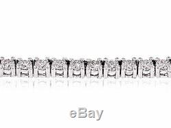 4.00 Carat Tennis Bracelet F-G/I1-I2 Natural Diamonds 14K White Gold