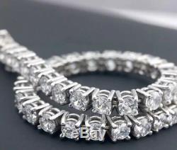 $5200 6.00 Ctw Round Cut Genuine Diamond Tennis Bracelet 14k White Gold