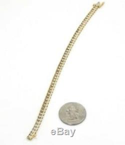 5.50 Ct Channel Set Diamond Women's Tennis Bracelet 7.25 14k Yellow Gold Over