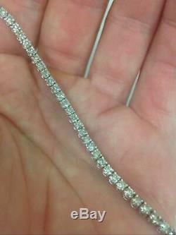 5ct Diamond Tennis Bracelet 14K White Gold 7