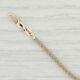 7 2-Toned Rope Chain Bracelet 14k Yellow White Gold 2.3mm Lobster Clasp