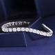 7.50 CTW Round Cut Certified Moissanite Tennis Bracelet In 14k White Gold Plated