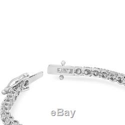 8ct Diamond Tennis Bracelet 18k White Gold 7