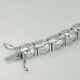 925 Women's Tennis Bracelet 10CT Round Cut Moissanite 14k White Gold Plated