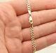 9 Pave Cuban Curb Chain Ankle Bracelet Anklet Real Solid 10K Yellow White Gold
