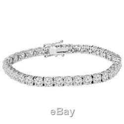 9 ct Genuine Diamond Tennis Bracelet 7 14K White Gold