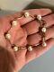 9ct Gold Bracelet with Cream Pearls 9ct Yellow Gold 9k 375