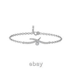 Araiya Fine Jewelry 14k White Gold Lab Grown Diamond Fashion Bracelet 7