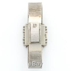 Audemars Piguet White Gold Diamond Emerald Bracelet Watch