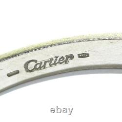 Auth Cartier Love Bracelet 18K White Gold Bangle 192388