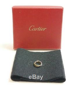 Authentic Cartier Trinity Necklace Top Bracelet Top White Yellow Gold #3869