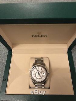 BNIB Rolex SKY-DWELLER White Gold & Steel Watch BRACELET 326934 x
