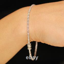 Beautiful 18ct White Gold 1.12ct Diamond Tennis Bracelet