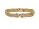 Bracelet In 14kt Gold Yellow+White Bead Multi-Strand with Box Clasp, 7.25