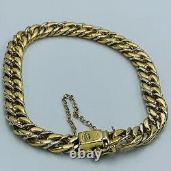 Bracelet Solid 18ct 750 Hallmark Yellow & White Gold Italian Designer 37.7g 308