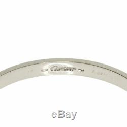 CARTIER Bracelet LOVE Bracelets #17 K18 White Gold
