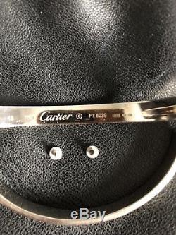 CARTIER LOVE BRACELET 18K WHITE GOLD LOVE BANGLE SIZE 18 RRP£6000 Box and Papers