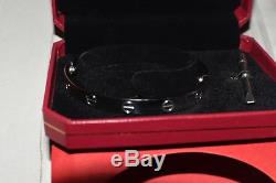 Cartier 18K White Gold Love Bracelet Size 19 Bangle with Box and Screwdriver
